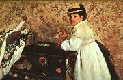 Edgar Degas Portrait of Mademoiselle Hortense Valpincon oil painting reproduction